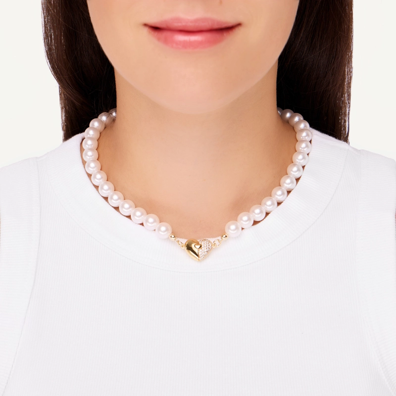 Колье Открытое Сердце – Золото