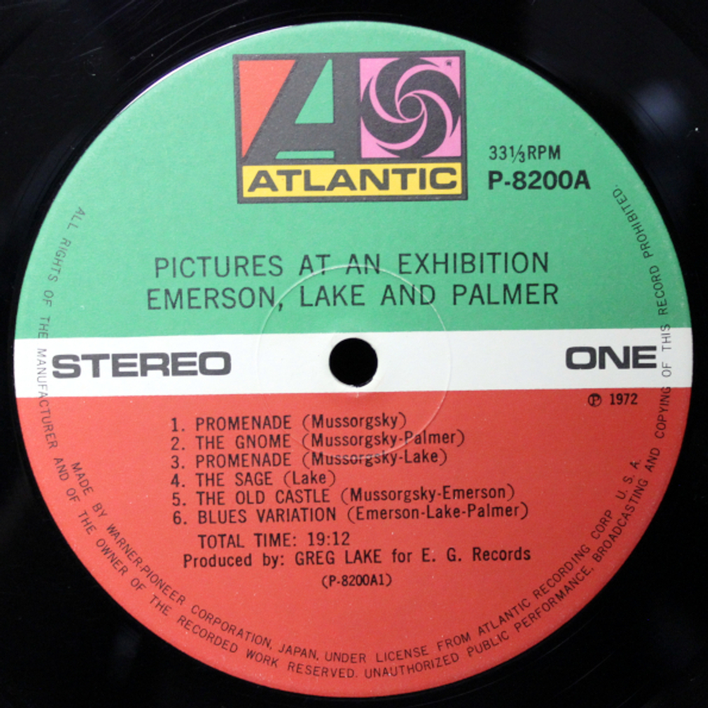 Emerson, Lake & Palmer / Pictures At An Exhibition (LP)
