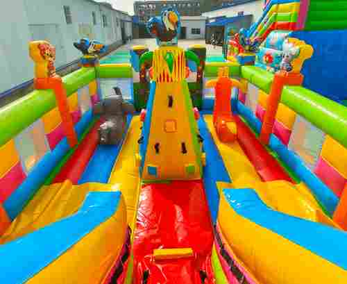 Коммерческий надувной батут «Звериная команда 2», 9х5х5 м