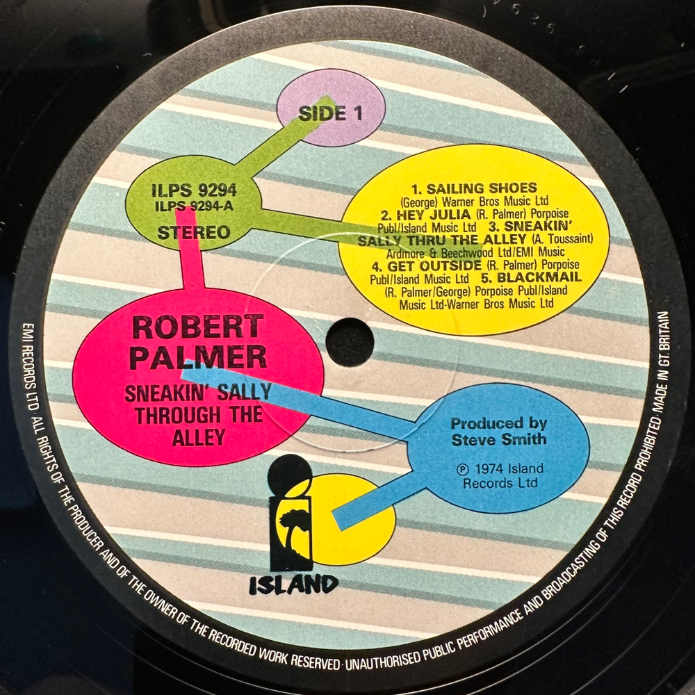 Robert Palmer - Sneakin' Sally Through The Alley (Англия 1982г.)