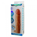 Реалистичная насадка на пенис Hani, 18 см, телесная