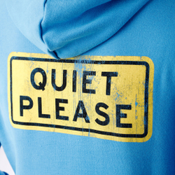 Мужская кофта теннисная Quiet Please Australia Road Sign Hoody Men - Blue, Yellow