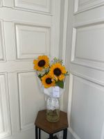 Букет с подсолнухами