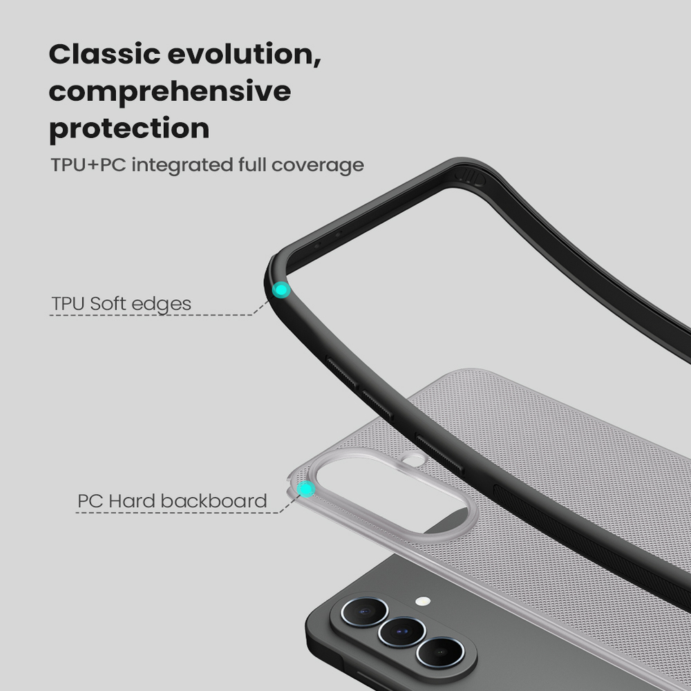 Чехол прозрачный тонированный для Samsung Galaxy A37, серия Super Frosted Shield Pro (Clear version) от Nillkin