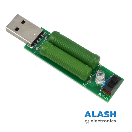 USB Мини-разрядный нагрузочный резистор 2A/1A тестер