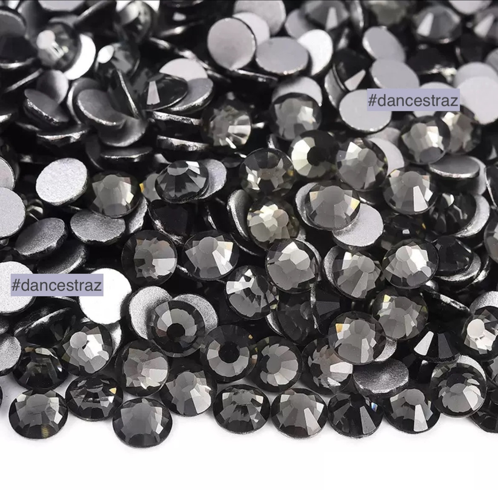 Стразы клеевые, Black diamond, P03, SS34, 288, (F2)
