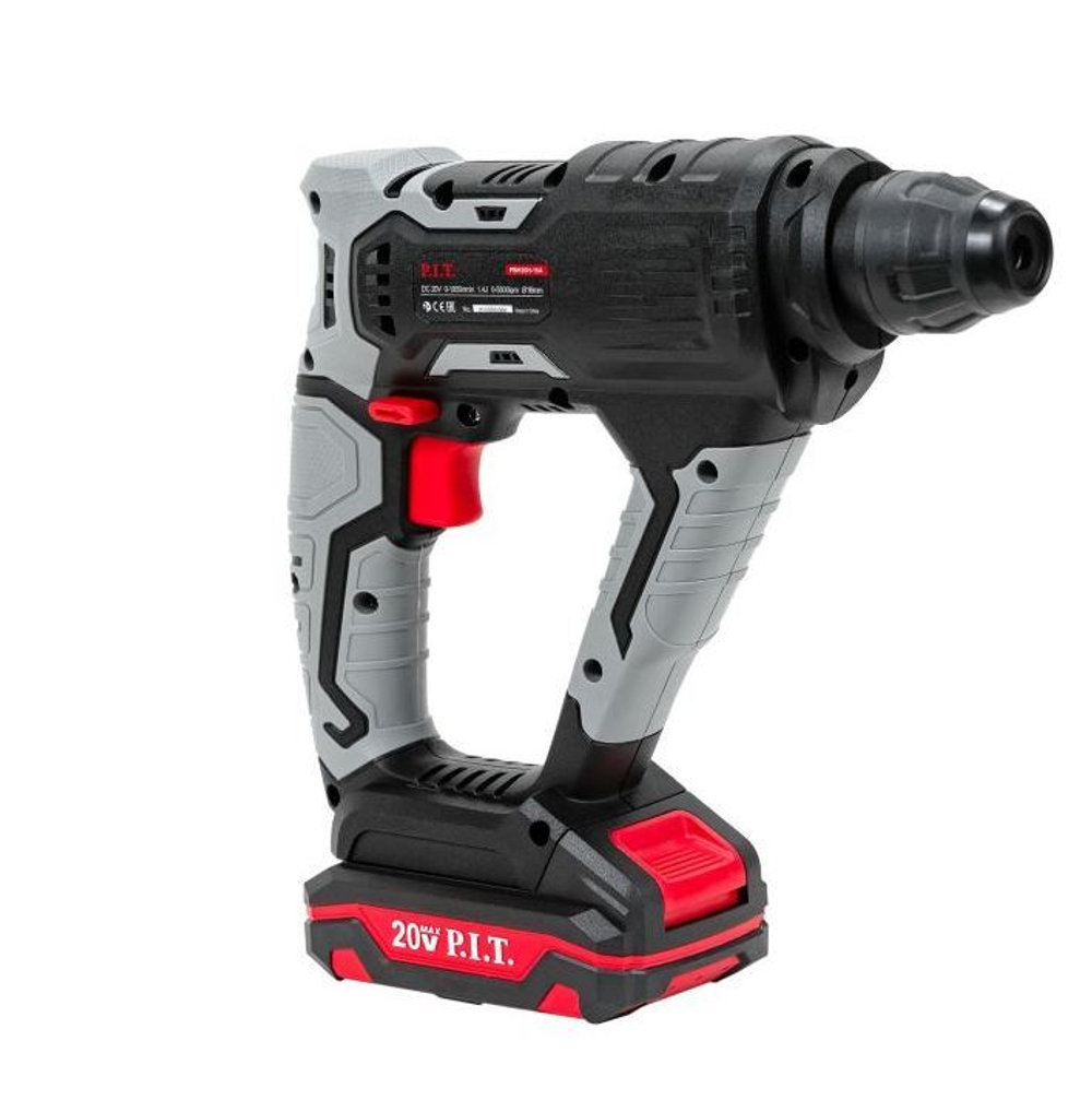 ЕАС Перфоратор  АККУМ. PBH20H-18A/1(20В,1,4Дж,2-х реж,бур 18мм,sds-plus,1акб Li-Ion 2Ач,ЗУ 3А,кейс)