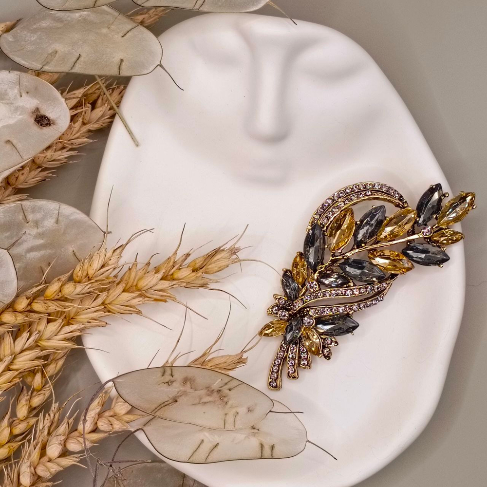 Брошь"Праздничная ветвь"