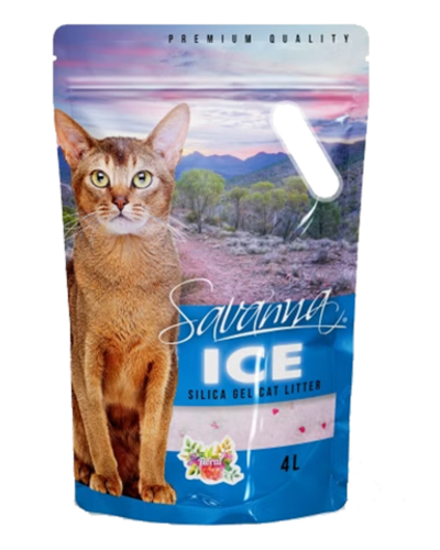 Savanna Ice Силикагелевый наполнитель Цветочный, 4л.