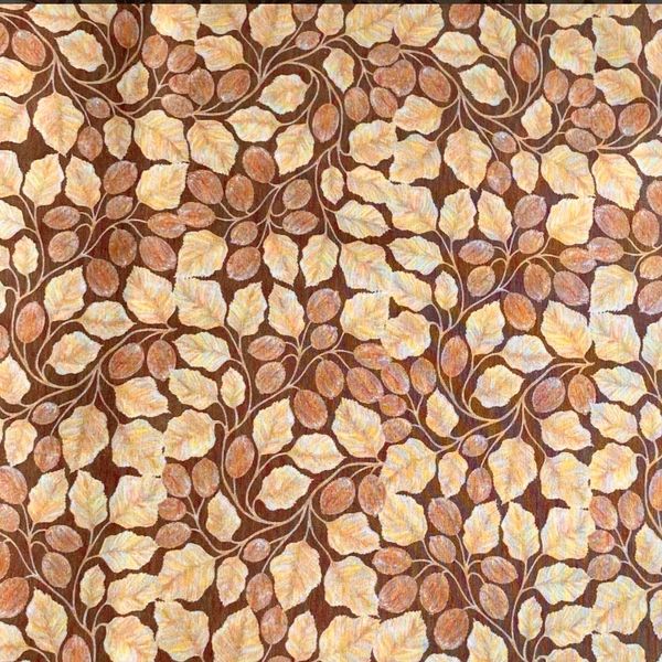 ВИНТАЖНАЯ ЛИСТВА, 100% хлопок, Handmade Fabrics 1