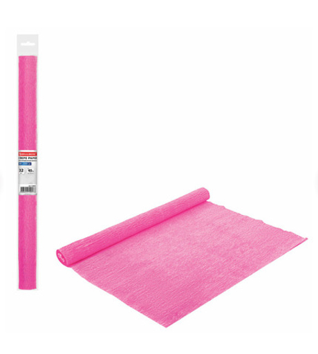 Бумага крепированная 50*250 см розовая БРАУБЕРГ (126532)