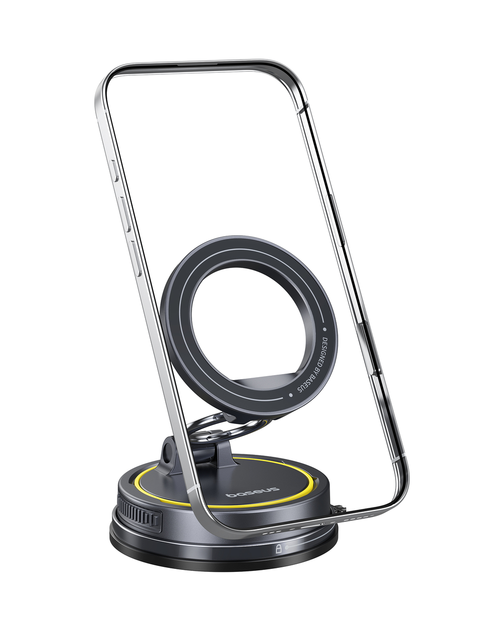 Автомобильный держатель Baseus VC2 Flex Magnetic Car Mount Suction Cup Version (MagSafe)