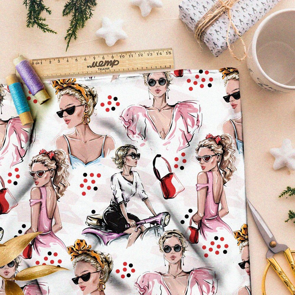 Ткань флис фотографии стильной модели