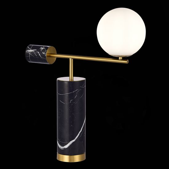 SL1008.404.01 Прикроватная лампа ST-Luce Латунь,Черный/Белый G9 1*5W DANESE