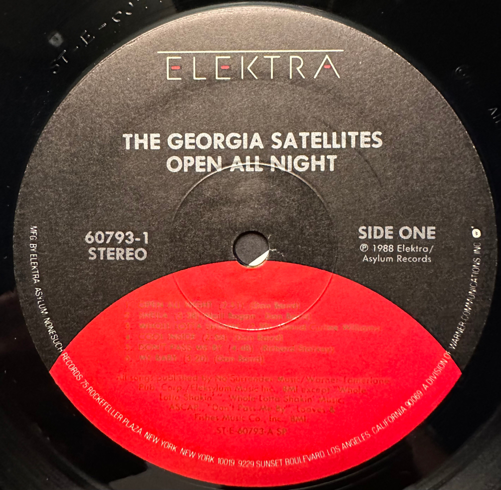 The Georgia Satellites - Open All Night (США 1988г.)