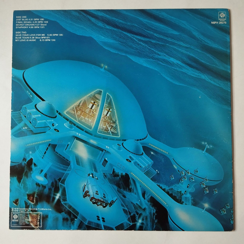 Винтажная виниловая пластинка LP Space Just Blue (UK 1979)
