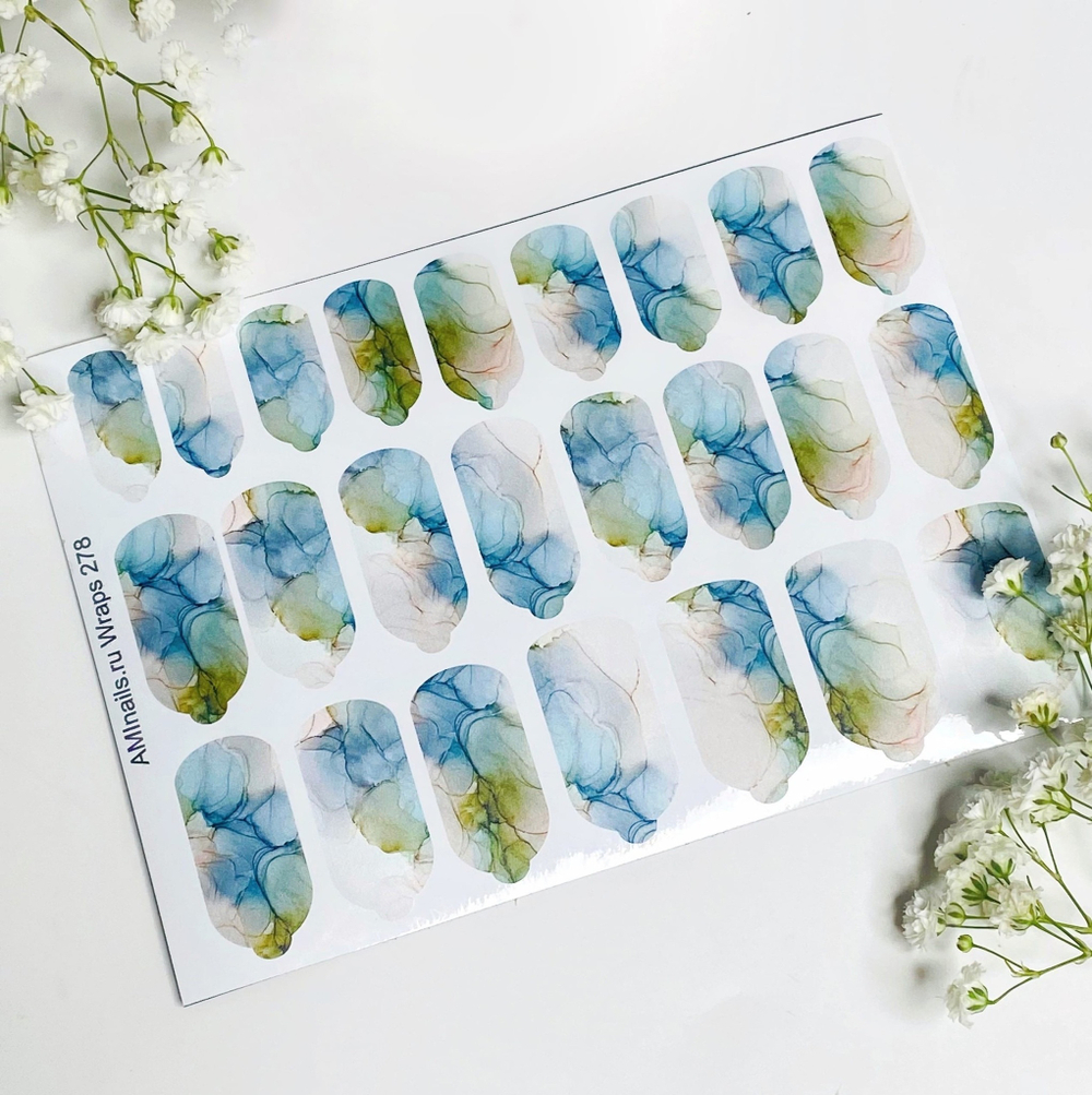 Пленки для ногтей Aminails Wraps 278