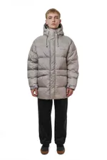 Пуховик Ymkashix Star светло-серый