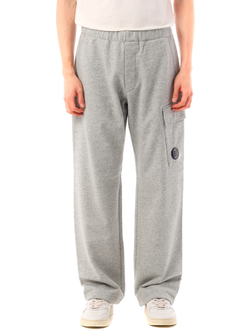 Брюки C.P. Company Diagonal Raised Fleece Cargo Lens Grey