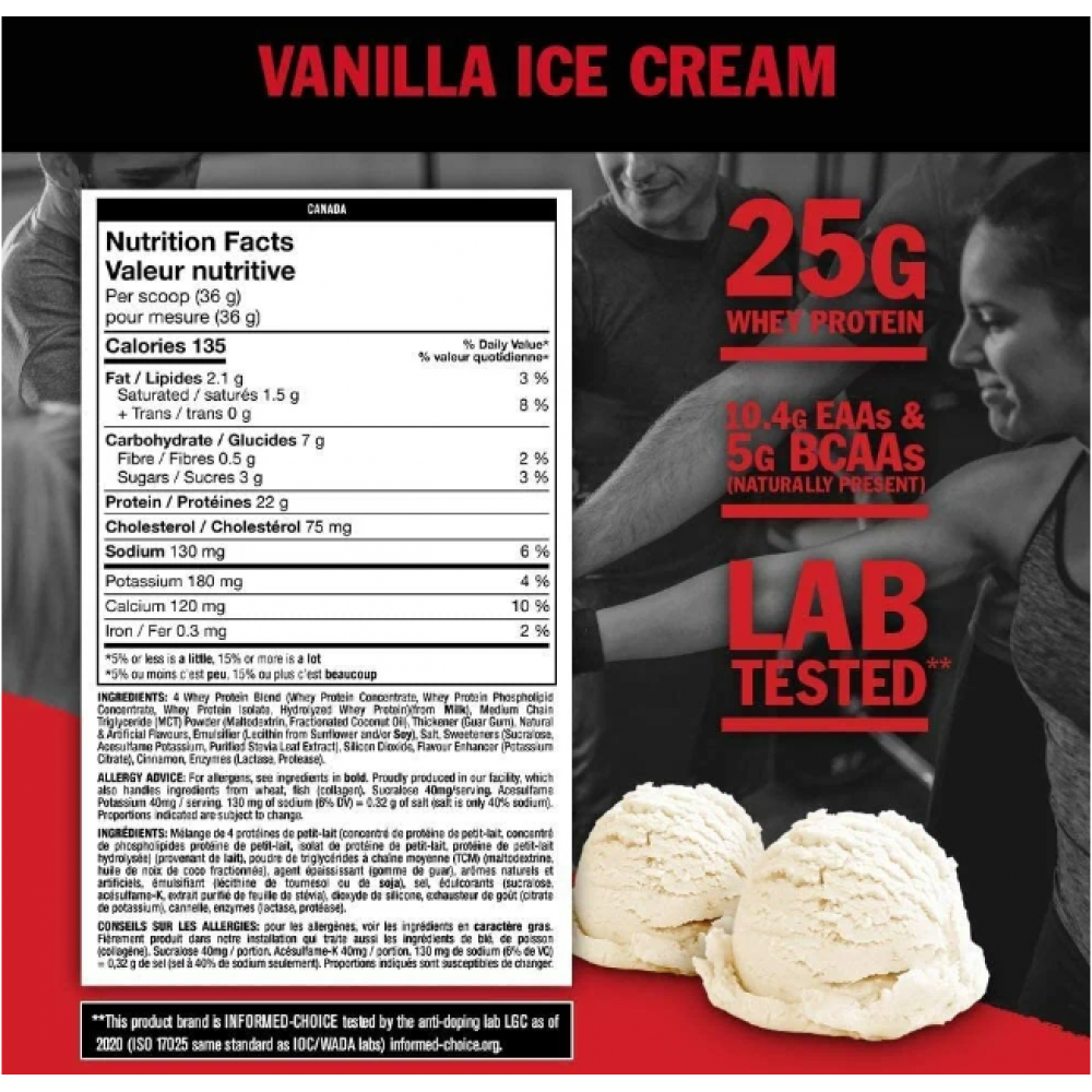 Протеин Mutant Whey 2270 г ванильное мороженое