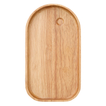 Набор из 5-ти сервировочных тарелок на деревянном подносе sorrento