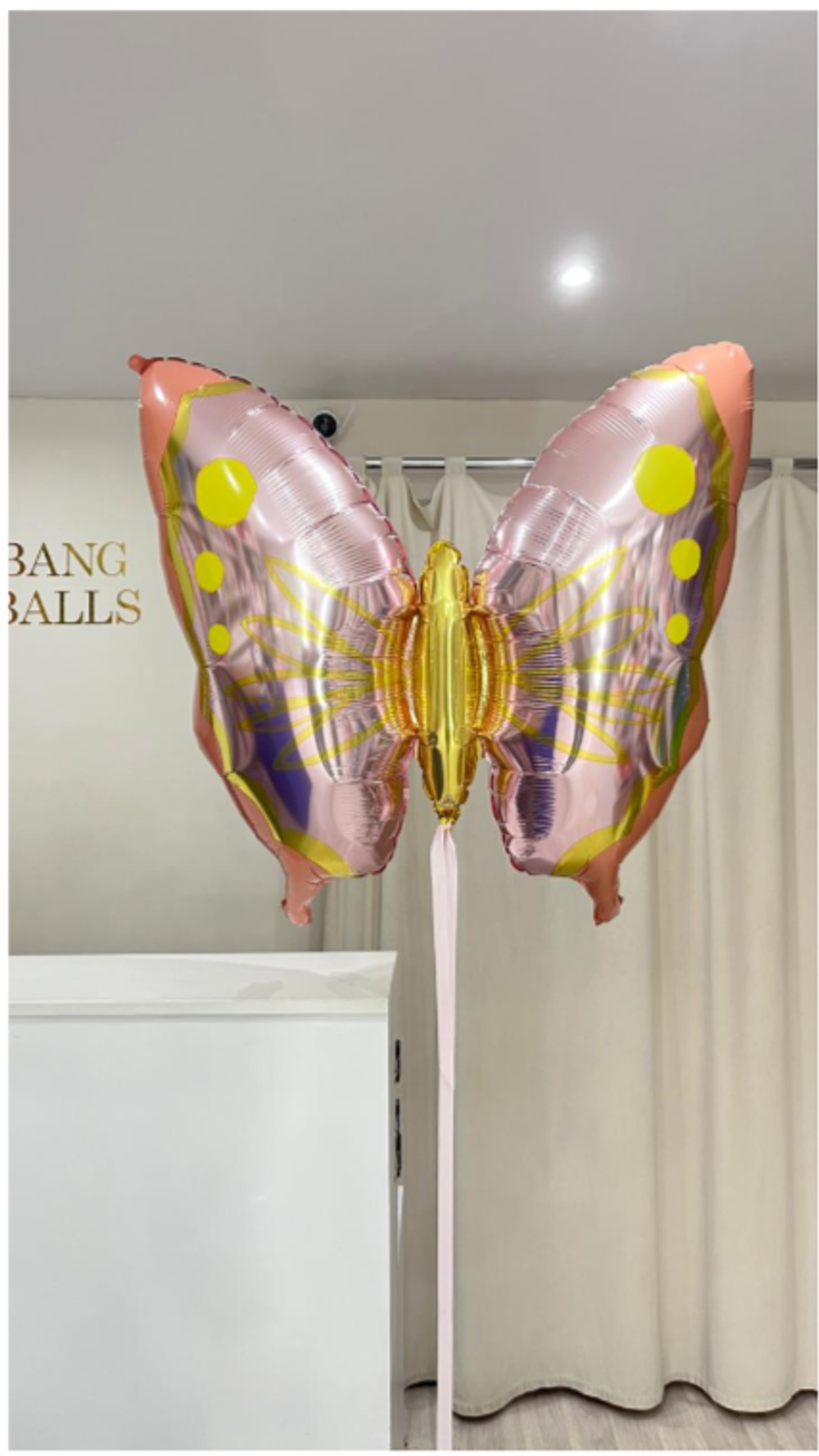 Фигура "Бабочка" нежно-розовая