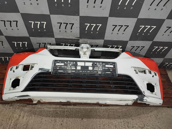 Бампер передний Renault Logan 2 18-22 Б/У Оригинал 620220063R