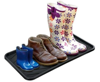 Лоток для обуви 63,5*35,4*1,3см черный VORTEX