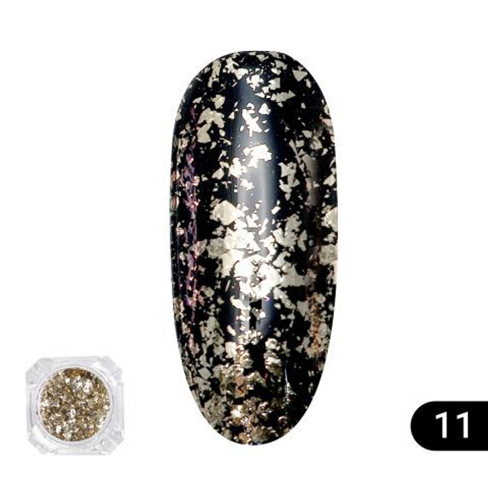 Втирка для ногтей Color Foil, Global Fashion 11