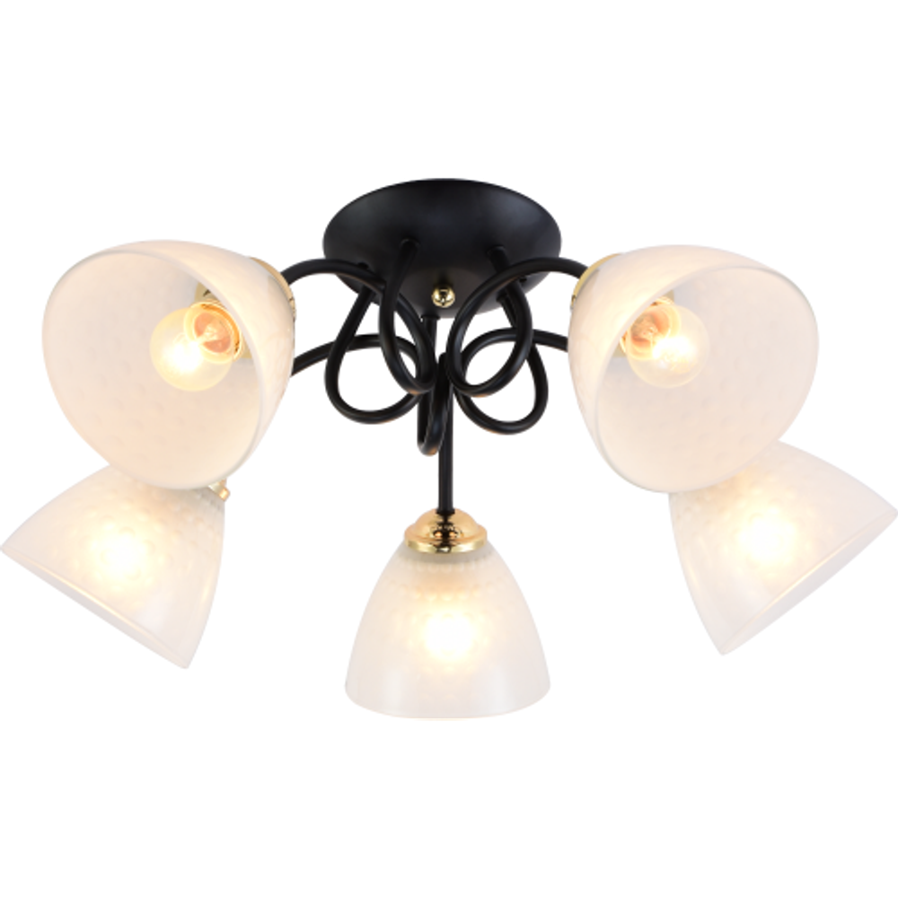 Люстра Rivoli Luiza 9140-305 5 х Е27 60 Вт модерн | Rivoli