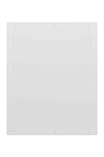 Люк ревизионный LN фланец 400х500 нажимной 427х527 пластик EVECS