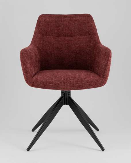 Крутящийся стул Kenton винно-красный