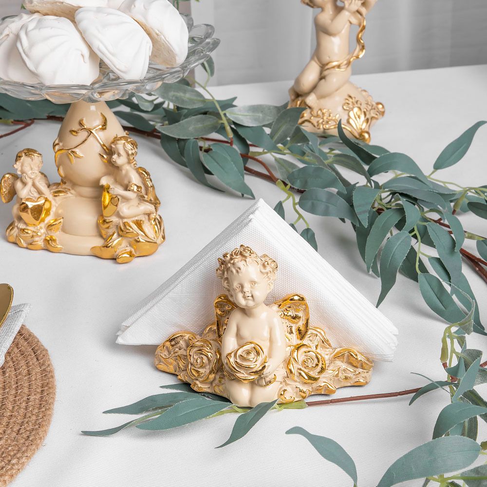 Салфетница Ангел Роуз Айвори