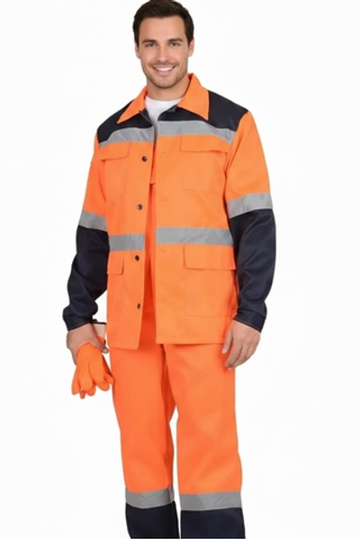 Костюм "Nerss-СИГНАЛЬНЫЙ" куртка, п/к