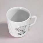 Кружка 250мл Мишка, форма Волна