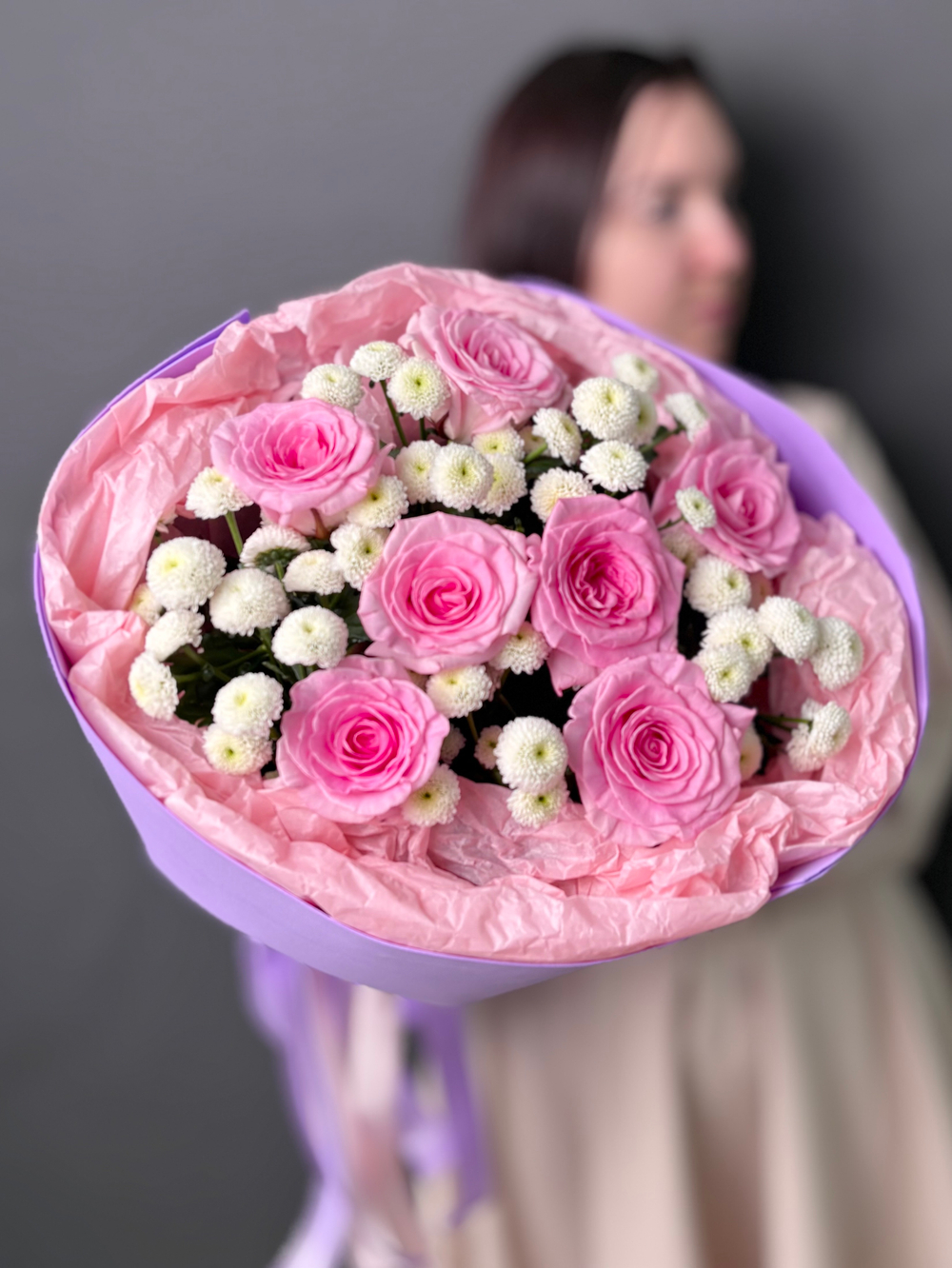 Авторский букет «Нежное прикосновение»