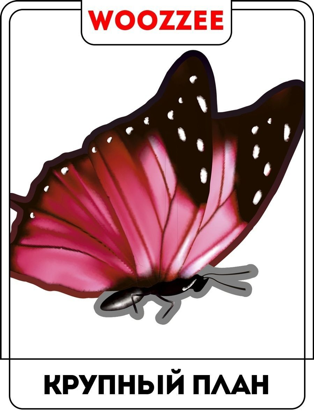 Наклейка декоративная А3 "Бабочки"