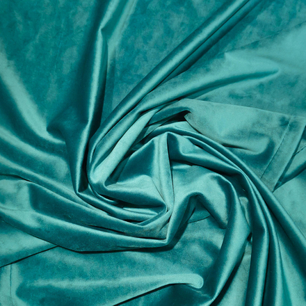 Бархат бирюзовый оптом. Ш-280 см. Арт. 999-20