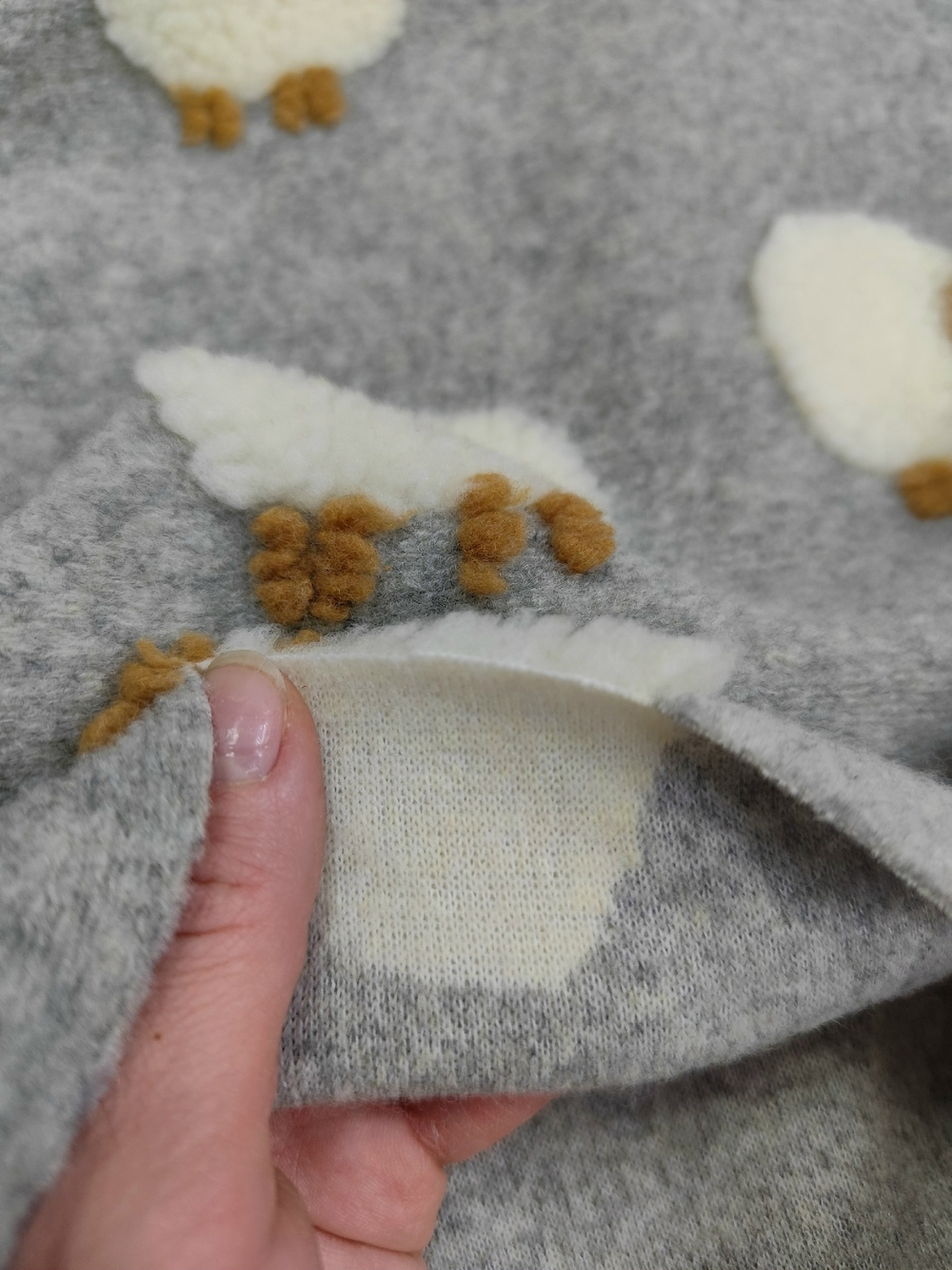 Альпака с объемным рисунком/ Овечки