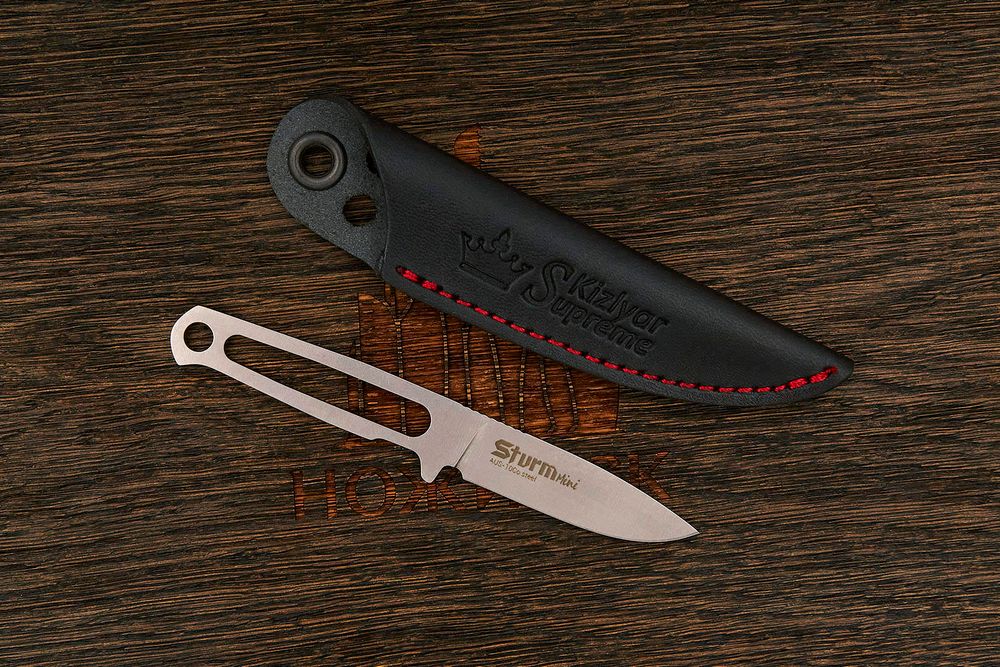 Нож EDC Kizlyar Supreme Sturm mini, клинок 50мм, сталь AUS-10Co