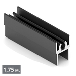 СТАНДАРТ Рамка верхняя двери (1,75 м) черный матовый (RAL) (AS0720) Aristo