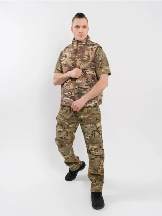 Тактическая жилетка безрукавка Мультикам