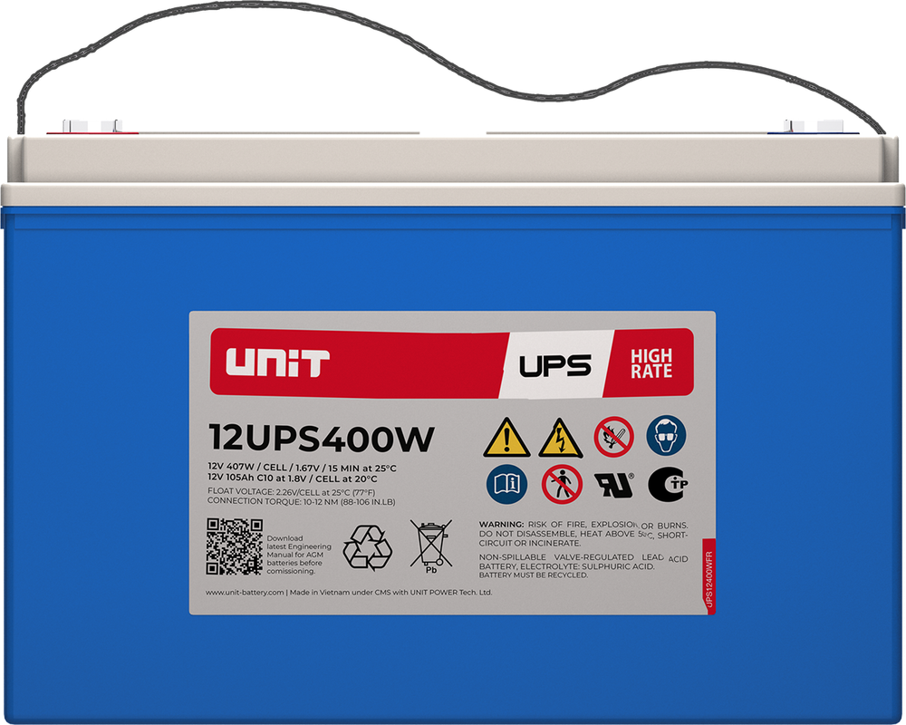 Аккумулятор UNIT 12UPS400W