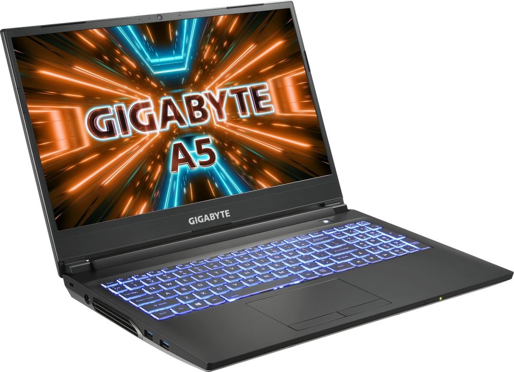Ноутбук GIGABYTE A5 K1, 15.6&amp;quot; (1920x1080) IPS 144Гц/AMD Ryzen 5 5600H/16ГБ DDR4/512ГБ SSD/GeForce RTX 3060 6ГБ/Без ОС, черный [K1-AEE1130SD]