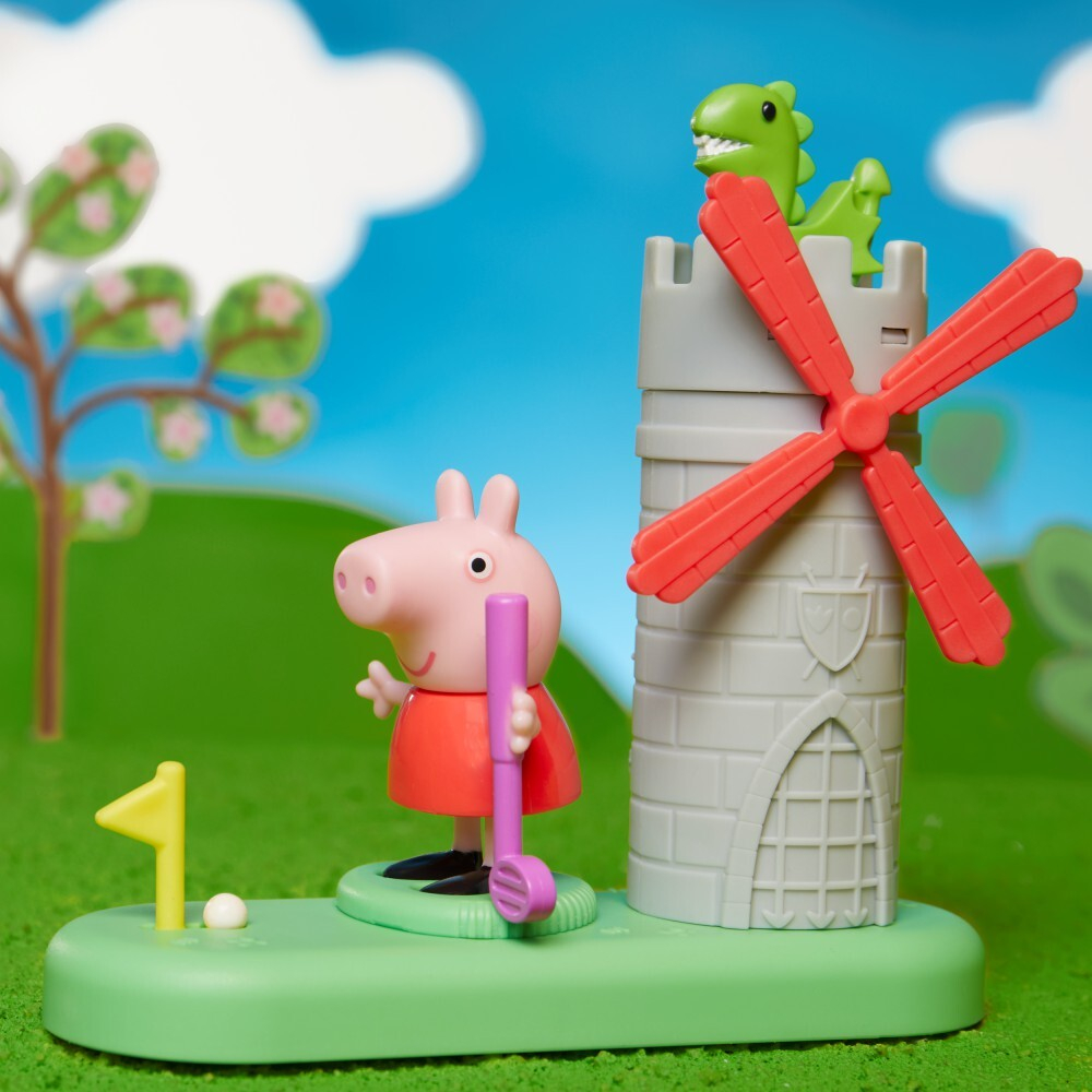 Hasbro Peppa Pig - Набор для мини-гольфа + 2 фигурки F4392 / артикул   F2189 F4392  / GTIN 5010993933136