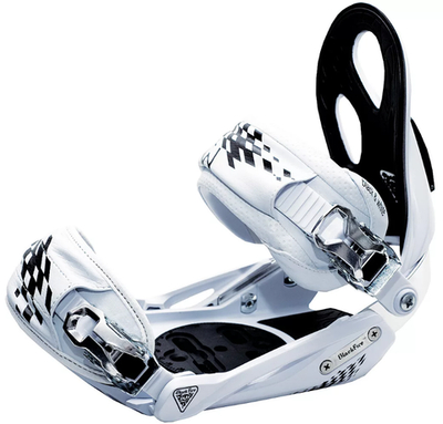 Крепления для сноуборда,Black Fire B&W White ,раз.S/M