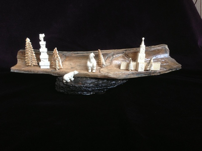 "Москва прирастать будет Тюменью", скульптурная композиция