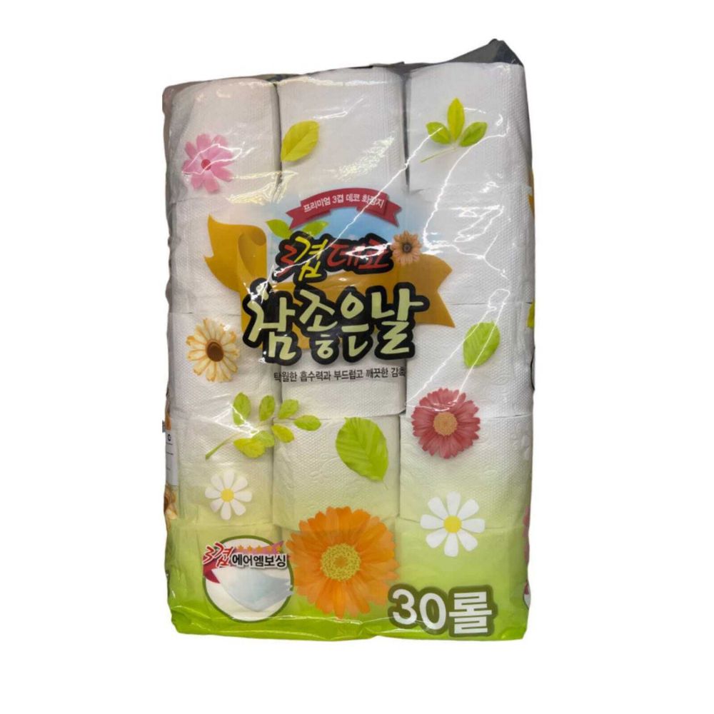 Бумага туалетная корейская Dong Lim трехслойная 30 шт