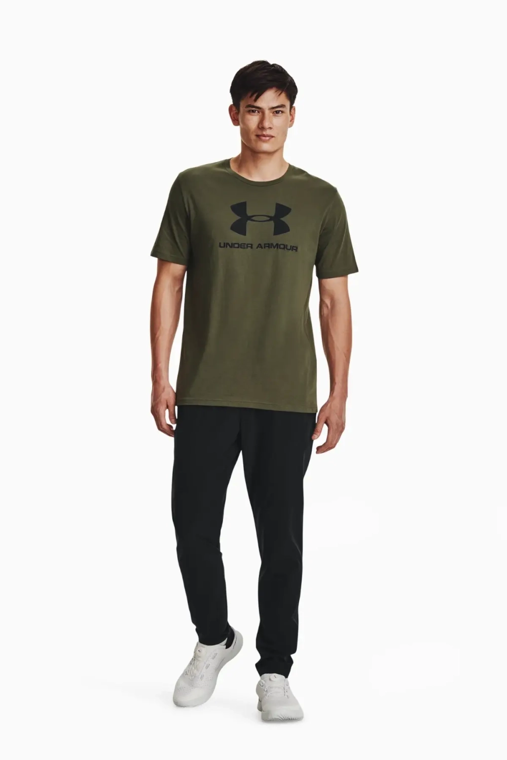 ФУТБОЛКА Under Armour Sportstyle Logo - зеленый