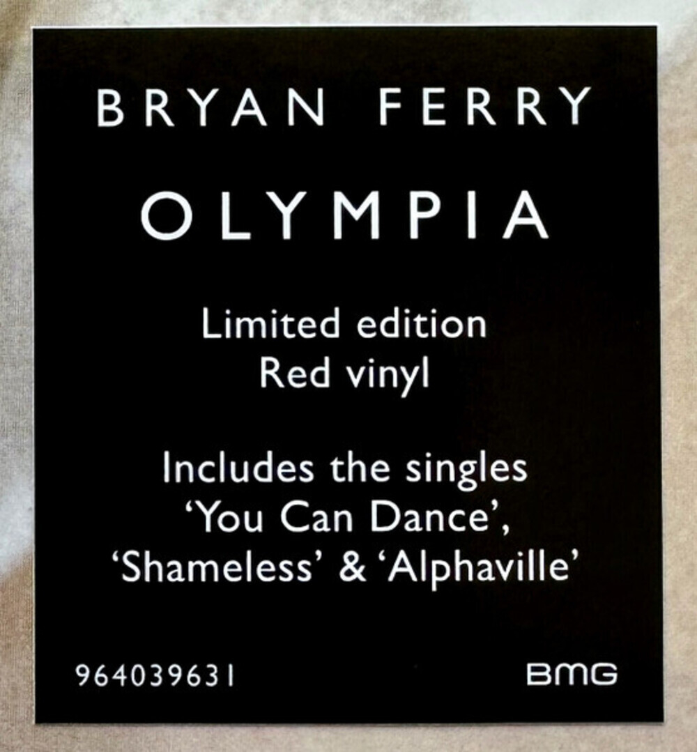 Bryan Ferry / Olympia (Limited Edition)(Coloured Vinyl)(LP)